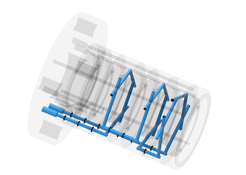 Vortex Cooling packing case 3D model